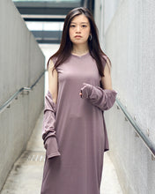 Load image into Gallery viewer, 紫色背心連身裙連手袖
